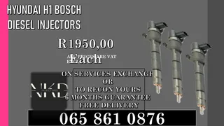 Hyundai H1 Diesel Injectors For Sale Or To Recon