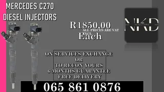 Mercedes C270 Diesel Injectors For Sale Or To Recon