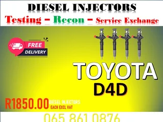 Toyota D4d Diesel Injectors For Sale Nationwide