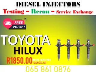Toyota Hilux Diesel Injectors For Sale Nationwide