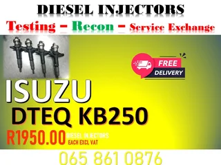 Isuzu Dteq Kb250 Diesel Injectors For Sale Nationwide