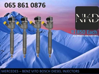 Mercedes Benz Vito Diesel Injectors For Sale Or To Recon