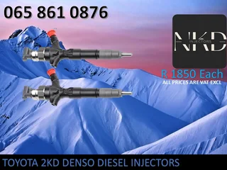 Toyota 2kd Diesel Injectors For Sale Or To Recon