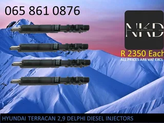 Hyundai Terrican 2.9 Diesel Injectors For Sale Or To Recon