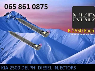Kia 2500 Diesel Injectors For Sale Or To Recon