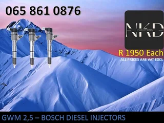 Gwm 2.5 Diesel Injectors For Sale Or To Recon