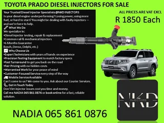Toyota Prado Diesel Injectors For Sale On Exchange