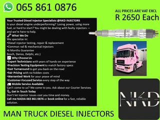 Man Truck Diesel Injectors For Sale On Exchange