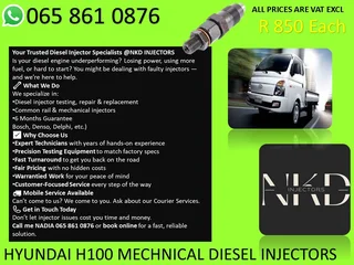 Hyundai H100 Diesel Injectors For Sale On Exchange