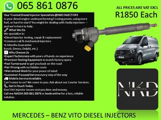 Mercedes Benz Vito Diesel Injectors For Sale On Exchange