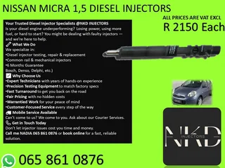 Nissan Micra 1.5 Diesel Injectors For Sale On Exchange