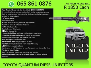 Toyota Quantum Diesel Injectors For Sale On Exchange