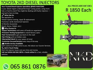 Toyota 2kd Diesel Injectors For Sale On Exchange