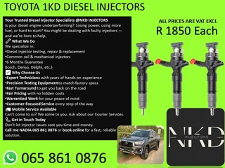 Toyota 1kd Diesel Injectors For Sale On Exchange