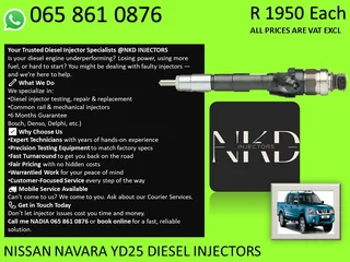 Nissan Navara Yd25 Diesel Injectors For Sale On Exchange