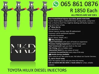 Toyota Hilux Diesel Injectors For Sale On Exchange