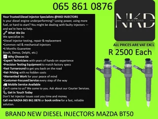 Mazda Bt50 New Diesel Injectors For Sale On Exchange