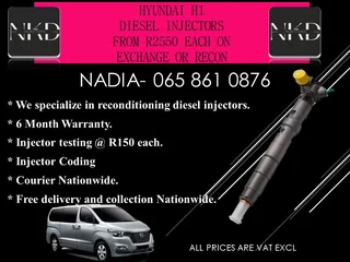 Hyundai H1 Diesel Injectors For Sale On Exchange