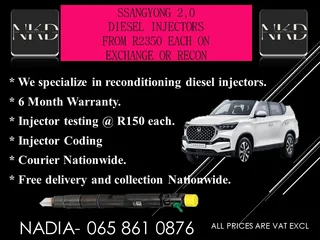 Ssangyong 2.0 Diesel Injectors For Sale On Exchange