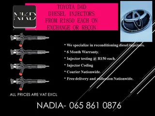 Toyota D4d Diesel Injectors For Sale On Exchange