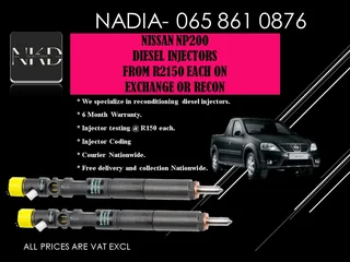 Nissan Np200 Diesel Injectors For Sale On Exchange With Warranty