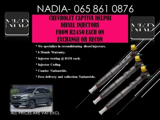 Chevrolet Captiva Diesel Injectors For Sale With Warranty