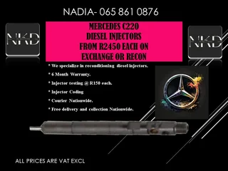 Mercedes C220 Diesel Injectors For Sale With Warranty