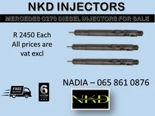 Mercedes C270 Diesel Injectors For Sale Or To Recon The Same Day
