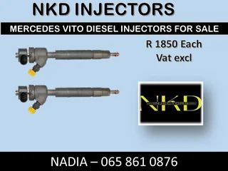 Mercedes Vito Diesel Injectors For Sale Or To Recon The Same Day