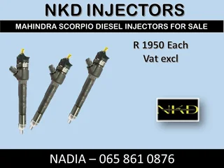Mahindra Scorpio Diesel Injectors For Sale Or To Recon The Same Day