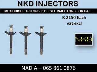 Mitsubishi Triton 2.5 Diesel Injetors For Sale Or To Recon The Same Day