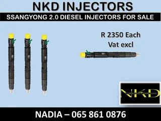 Ssangyong 2l Diesel Injectors For Sale Or To Recon The Same Day