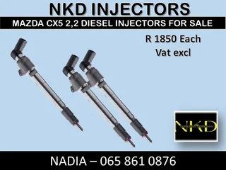 Mazda Cx5 2.2 Bk Diesel Injectors For Sale Or To Recon The Same Day