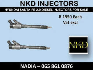 Hyundai Santa Fe 2l Diesel Injectors For Sale Or To Recon The Same Day