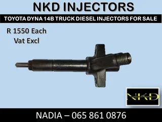 Toyota Dyna 14b Diesel Injectors For Sale Or To Recon The Same Day