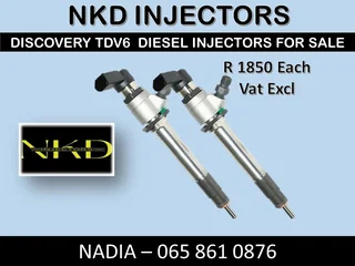 Discovery Tdv 6 Diesel Injectors For Sale Or To Recon The Same Day