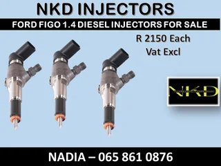 Ford Figo 1.4 Diesel Injectors For Sale Or To Recon The Same Day