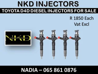 Toyota D4d Diesel Injectors For Sale Or To Recon The Same Day