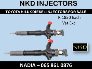 Toyota Hilux Diesel Injectors For Sale Or To Recon The Same Day