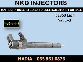 Mahindra Bolero Diesel Injectors For Sale Or To Recon