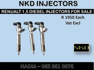 Renault 1.5 Diesel Injectors For Sale Or To Recon