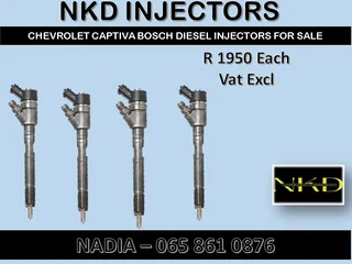 Chwvrolet Captiva Diesel Injectors For Sale Or To Recon