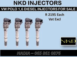 Vw/polo 1.6 Diesel Injectors For Sale Or To Recon