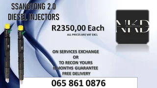 Ssangyong 2.0 Diesel Injectors For Sale With Test Report