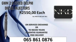 Gwm 2.0 Steed Diesel Injectors For Sale With Test Report