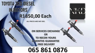 Toyota 2kd Diesel Injectors For Sale With Test Report