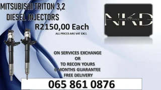 Mitsubishi Triton 3.2 Diesel Injectors For Sale With Test Report