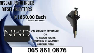 Nissan Pathfinder Diesel Injectors For Sale With Test Report