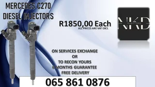 Mercedes C270 Diesel Injectors For Sale With Test Report