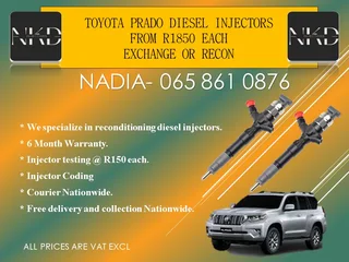 Toyota Prado Diesel Injectors For Sale On Service Exchange